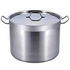 Каструля нерж. 40.0л. цилідр. кришка нерж. ZB-42 ІНТР (3)