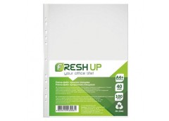 Файли Fresh Up A4+ 40мк за 100шт глянсова на 11 отворів FR-20-40 (1/20)