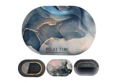 Килимок для ванної суперпоглинаючий. овал. 40*60см. мікс. кол. R94774-60 (50)