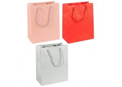 Пакет подарунковий паперовий 26*32*12см. з рельєфним тисненням HL-1868/1872/1865...