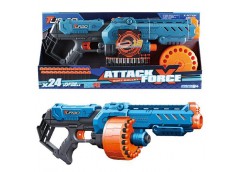 Автомат в кор. м'які кулі 24шт. механічний барабан 57*19см. BT332 (6)