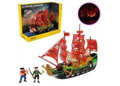 Набір піратів в кор. на бат. світло 33*26*14см. 0807-13 (18)