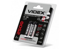 Акумулятор Videx AA/HR6 2500mAh (2) на блісті за 1 шт VD0108