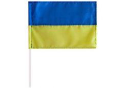 Прапор України 14*21см маленький на стійкі Q-1 (100)