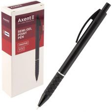 Ручка масляна автомат. металева  AXENT Prestige синя, 0,7мм  AB1086-01-02 (12)