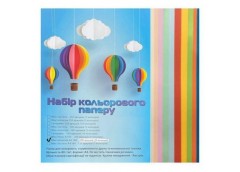 Папір офс А-4 100а/160г 10кол кольорова U-Forest Mondi мікс інтенсив (12)
