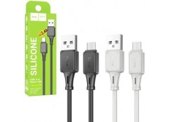 Кабель зарядний Hoco (USB-Micro) силікон X101 (1)