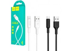Кабель зарядний Hoco (USB-Micro) 2A 1.0м. PVC X25 (1)