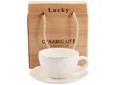 Набір чайний в кор. 2 пред. 200мл. фарфор 25071 ІНТР (18)