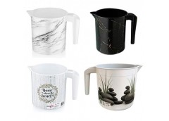 Ківш пластик. 1.4л. з мірною шкалою мікс. кол. OZER-M-007 TURP (72)