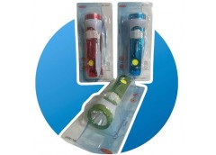 Ліхтарик акум з USB на 2х положення 3 кол 13см WL-3007 (228) (1/160)