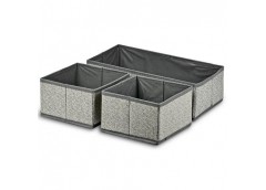 Коробка-органайзер для зберігання білизни 3 предмети 32*16*10см. 321610-SOLID (1...
