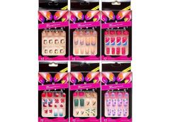 Набір накладних нігтів в кор. 12шт. CD23 (180)