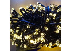 Герлянда 100 лам LED чорна, золотий колір, кристал ламп, RV-94 G RV-53(100)