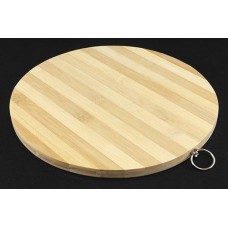 Доска кухонна бамбук кругла 28 см 6005-7 А-плюс (25)