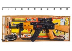 Автомат в куль. на бат. музичний. іскрить 36*15см. 810 (32)