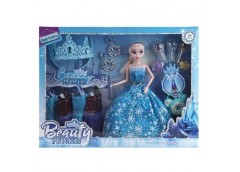 Лялька з одягом шарнірна в кор. 