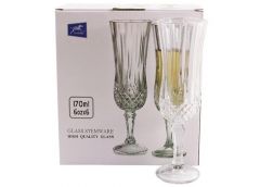Набір бокалів для шампанського в кор. 6шт. 
