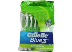Стан. для брит. однор. Gillette Blue 3 Sensitive в пакеті 12шт зелені