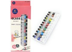 Фарби для скла 12кол.6мл. Dozen 0694 (1)