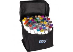 Набір 2-х сторон. скетч-маркерів 48кол. в сумці BV800-48 (48)