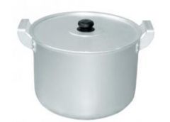 Каструля алюмінієва  3.5л. циліндр. з кришкою ІНТР (4)