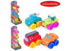 Набір машинок в кор. 4шт. 7см. м'які 8*22*9см. PL2812-OTB (24)