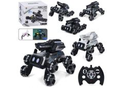 Робот-собака р/к. в кор. акум. USB. колеса-ролики. стріляє водою. звук. світло 3...