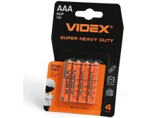 Бат. R3 бл. Videx сольова 1.5V (4/48/960)