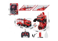 Трансформер в кор. машина-робот, акум. світ. поливає водою 32*26*24см. 662-8 (6/12)