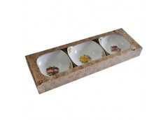 Набір салатників фарфор. в кор. 3шт. 