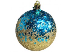 Кулька новорічна 10см. 3шт. в кор. 