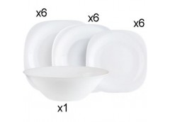 Набір столового посуду Luminarc Carine White 19 пред. N2185 (1) ЮГ-К