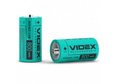 Акумулятор Videx Li-Lon без захисту 800mAh 16340 (12)