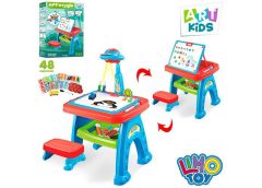 Проектор для малювання в кор. на бат. стілець. букви-англ. цифри. маркери 60*40*...