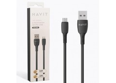 Кабель зарядний HAVIT, Micro USB 2А  HV-CB618С (100) 
