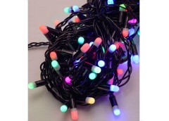 Гірлянда зовнішня 100LED 10,0м. чорний дріт 2.2мм. мульти колір 1420-54 (1)