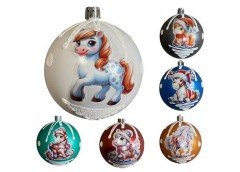 Кулька новорічна 6см. 6шт. в кор. 