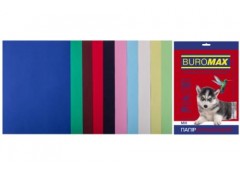 Папір офс А-4 50арк./80гр. 10кол. Dark+Pastel 27211150-99 BM BUROMAX