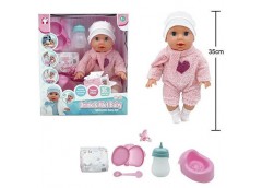 Пупс в кор. на бат. сенсорний. п'є. ходить на горщик. аксес. звуки 29*33*14см. Y...