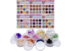 Набір для декорування нігтів в кор. 12шт. блискітки PG-DJ-3 (60)