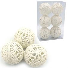 Кулька новорічна 6см. 6шт. в кор. 1199 (1)