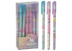 Ручка пише-стирає гелева 0.38мм. СИНЯ MP-2350 (12/144/2304)