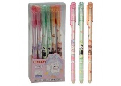 Ручка пише-стирає гелева 0.38мм. СИНЯ MP-2375 (12/144/2304)