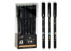 Ручка пише-стирає гелева 0.38мм. СИНЯ K9737 (12/144/2304)