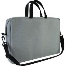 Сумка для документів A4+, сіра текстильна Optima O95238