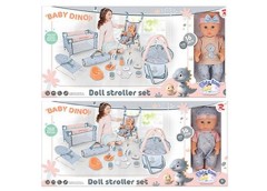 Пупс в кор. з ліжечком. стільчиком та аксес. 70*35*15см. 2вид. 2546 (8)