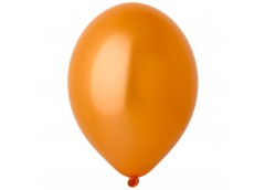 Кульки латексні Металік оранжевий  27см 10