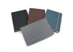 Блокнот А5, на гумці кліт. mix4 