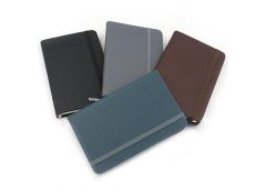 Блокнот А6, на гумці кліт. mix4 